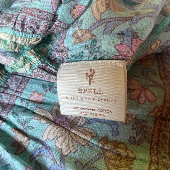 Spell | Little Gypsies Turquoise Folk Town Skirt | 5Y - Picture 13 of 15